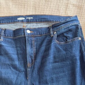 Old Navy Men's Dark Blue Straight Jeans